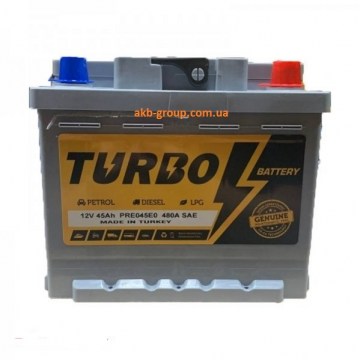 Turbo Premium 45Ah 480A R+